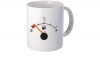 Pappa Joe PepperSt White Novelty Printed Mug - Running on Empty Photo