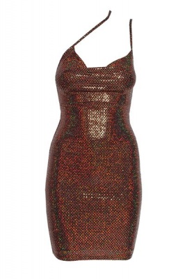 SassyChic Gia Dress Bronze