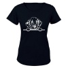 Peeking Dalmatian - Ladies - T-Shirt - Black Photo