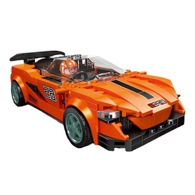 jie star Asphalt 288 Piece Racing Car Racing Car Model Building Blocks