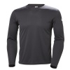 Helly Hansen Men's HH Tech Crew Long Sleeve T-Shirt - Ebony Photo