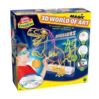 Small World Toys Magic 3D World of Art Dinosaurs