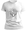 PepperSt Men's White T-Shirt - Ballooned Worlds Photo