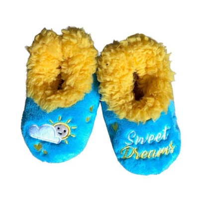 Photo of Snoozies ! Baby Reach For a Dream Fleece Slippers