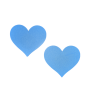 Up Tape Royal Heart5 Pair Nipple Pastie Set Photo