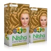 Nisha Creme Hair Colour Pack Brush and Conditioner Golden Blonde - 2 Pack Photo
