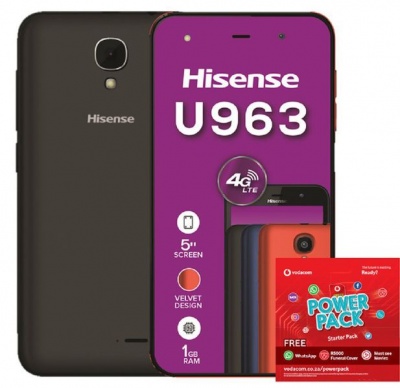 Photo of Hisense Infinity U963 8GB - Black Power Cellphone