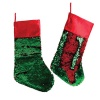 Bulk Pack x 2 Xmas Stocking With Sequins 46cm Photo