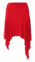 Quiz Ladies Red Ruffle Hem Mini Skirt