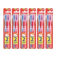 Colgate Double Action Medium Toothbrush 2 Pack X 6