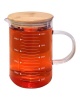 1000ml Glass Measuring Jug with Bamboo Lid Photo