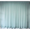 Matoc Readymade Curtain - Taped - Sheer Mystic Voile - DuckEgg 2 Pack Photo