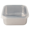 UKonserve Clear Silicone & Stainless - 1.5L - Square - Plastic Free Photo