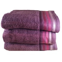 Royal Turkish Collection 450gsm 100 Cotton Plum Pack of 3