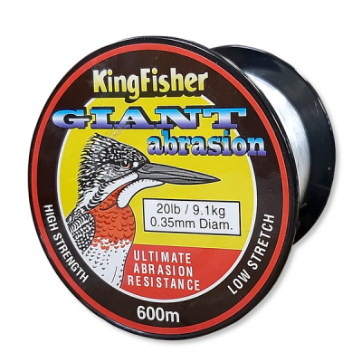 Photo of Kingfisher Giant Abrasion Nylon .35MM 9.1KG/20LB Colour Clear 600m Spool
