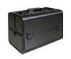 Professional Cosmetic Makeup Case with Lockable Key - Matte Black Photo
