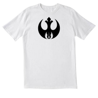 Rebel Alliance and Rebel Order Star Wars N1 White T shirt