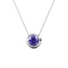 Destiny Moon February/Amethyst Birthstone Necklace with Swarovski Crystals Photo