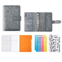 A5 PU Leather Budget Binder Notebook