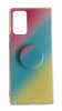 Nexco Samsung Galaxy Note 20 Ladies Rainbow Glitter Case Cover With Pop Socket Photo