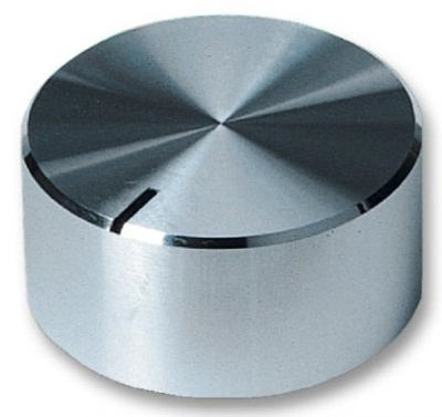 MULTICOMP 18S 4D Knob Round Shaft 4mm Aluminium