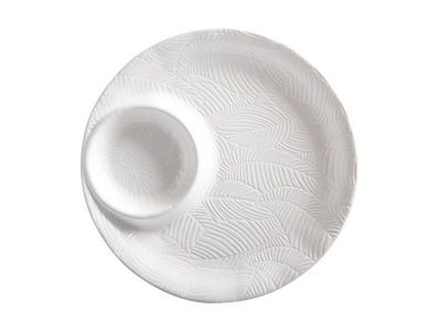 Photo of Maxwell Williams Maxwell and Williams Panama Round Platter with dip insert 32cm
