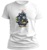 PepperSt Men's White T-Shirt - Blasting Bear Photo