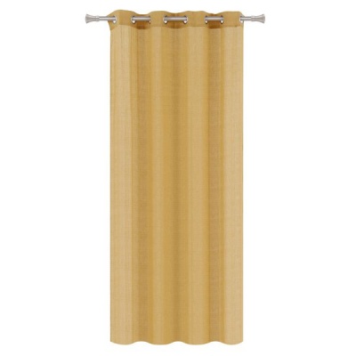 Photo of Inspire Gold Cotton Curtains - 135 x 280 cm