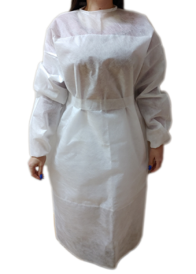 Photo of Disposable Sterile Reinforced Gowns - 50gsm White Non-Woven - 20 Per Pack