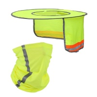 Visibility Reflective Safety Hat Covers with sunshade neck protection
