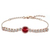 Civetta Spark Emma Bracelet - Swarovski Ruby Crystal Rosegold Photo