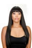 Magic Long Size Beautiful 100% High Temperature Fiber Wig Summer Beauty 1B Photo