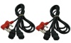 Dedicated 2 Way IEC Power Cable Electrical Cable Daisy2 - 2 Pack Photo