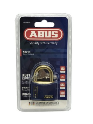 Photo of Abus Naitic Padlock 40mm Blue Cover