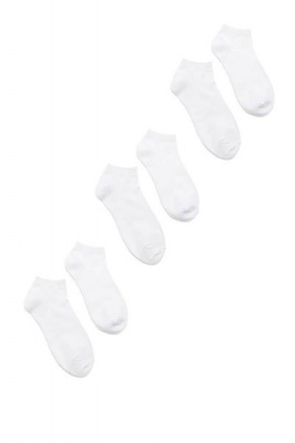 Photo of I Saw it First - Mens White 3pack Trainer Socks