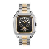 Fossil Inscription Automatic Two Tone Stainless Steel Watch ME3237