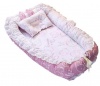 Portable Baby Bassinet - Pink Elephants Photo