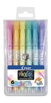Photo of Pilot SW-FL Pastel Frixion Highlighters - Wallet of 6 Assorted Colours