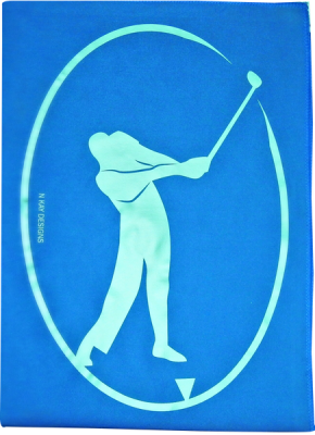 Photo of Golf - Blue Suede Microfiber Towel