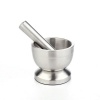 Mortar Pestle Set Stainless Steel Garlic Spice Grinder Photo