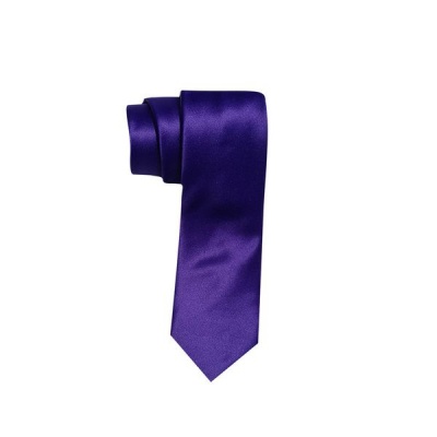 Photo of Statesman Plain Satin Tie Purple
