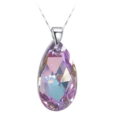 Photo of ZETARA JEWELLERY L'amour Czech Crystal "Electra" - Windsor Violet Crystal Necklace
