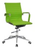 The Office Chair Corp TOCC Green Ribbed PU Leather Medium Back Office Chair Photo