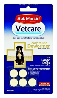 Photo of Bob Martin - Vetcare Dewormer - Large Dogs - 5 Tablets