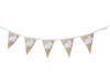 Bunting White Bunnies Hessian Photo