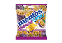 Mentos Incredible Chew Soft Sweet Candy Passion Fruit Flavor bag of 18 piecess