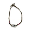 No Memo - Bronze "Legend" Braided Razor Blade Bracelet - 23cm Photo