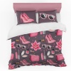 Print with Passion Pink Fashion Duvet Cover Set Photo