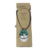 Necklace Turquoise - Tree Of Life With Turquoise Rock Leaves Photo
