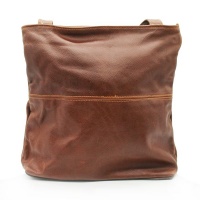 Minx Genuine Leather Justine Shoulder Handbag